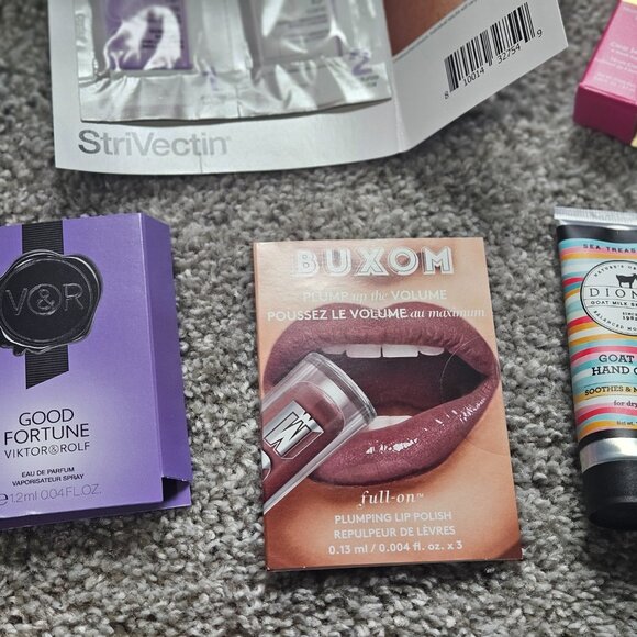 BUXOM, STRIVECTIN, DIONIS, GRANDE COSMETICS, CLINIQUE & ABOUT FACE ASSORT w/BAG - Picture 2 of 3